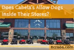 does cabela's allow dogs