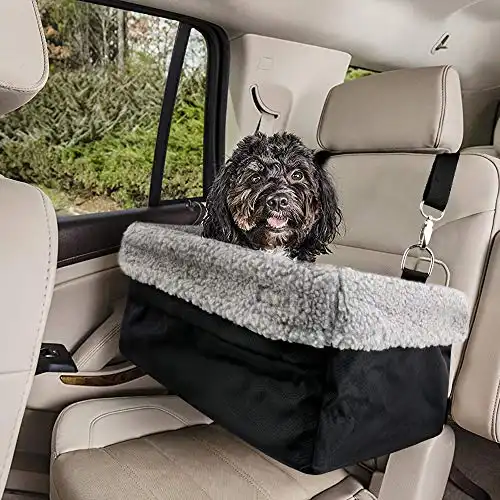 Devoted Doggy Deluxe Dog Car Seat Fits Pets up to 15lbs